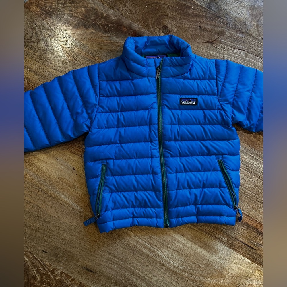 Patagonia Bright Blue Quilted Jacket